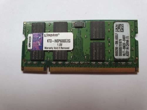 Kingston DDR2 2GB 800MHz Laptop SO-DIMM RAM